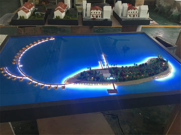 Master Resort วิลล่า 3D รุ่นพลาสติก ABS / วัสดุอะคริลิคมาตราส่วน 1/500